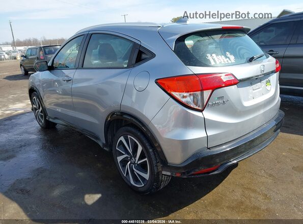 3CZRU6H18KG720182 2019 HONDA HR-V Серебряный Задняя левая четверть