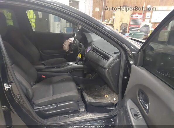 3CZRU6H19LM719545 2020 HONDA HR-V Black Widok wnętrza z przodu