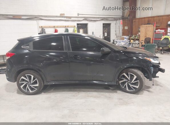 3CZRU6H19LM719545 2020 HONDA HR-V Black Widok wnętrza 360 stopni