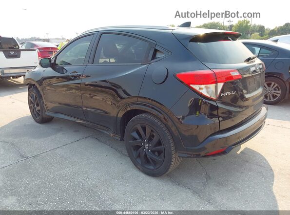 3CZRU6H19MM733947 2021 HONDA HR-V Черный Задняя левая четверть