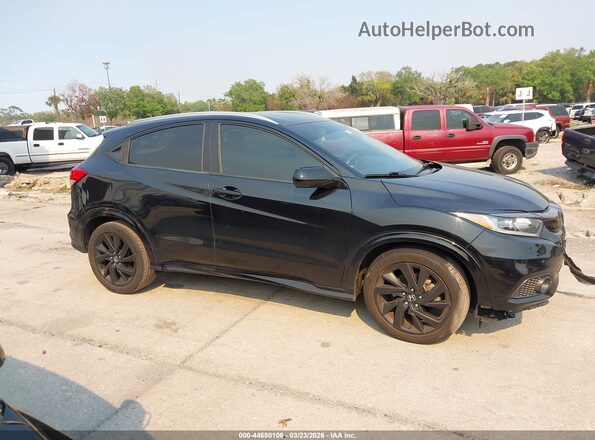 3CZRU6H19MM733947 2021 HONDA HR-V Черный Вид задней части салона