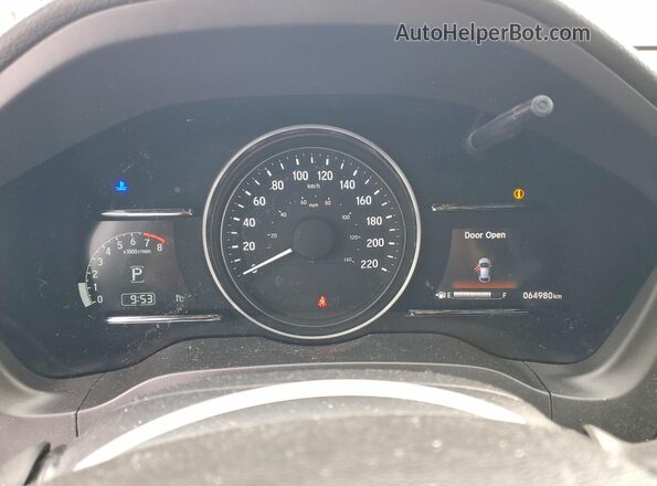 3CZRU6H25KM111058 2019 HONDA HR-V Белый Вид щитка приборов