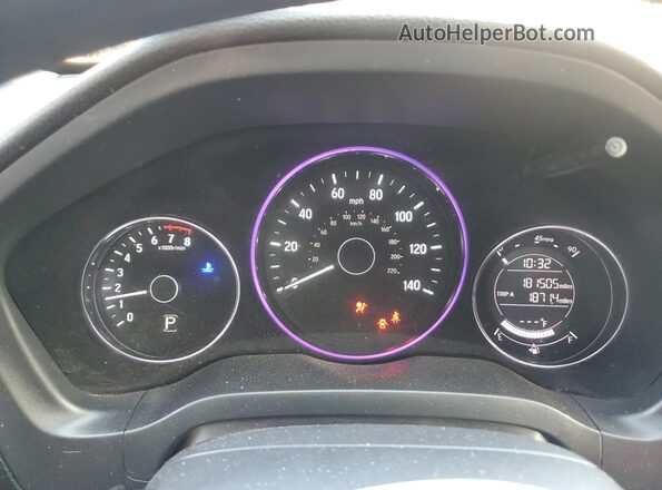 3CZRU6H32MM711368 2021 HONDA HR-V Белый Вид щитка приборов