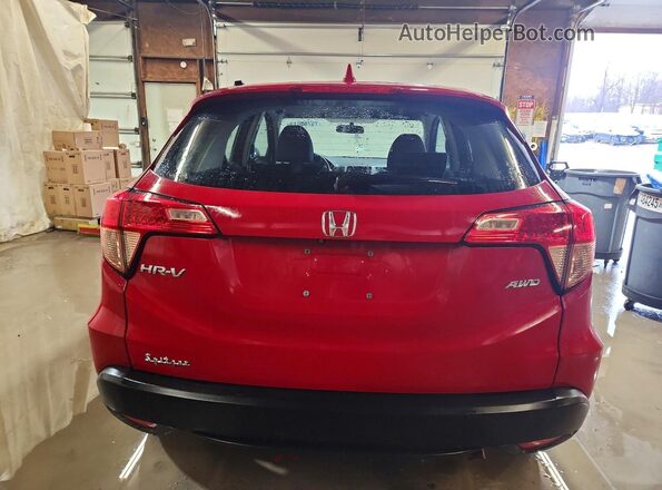 3CZRU6H38JG710946 2018 HONDA HR-V Красный Вид сзади