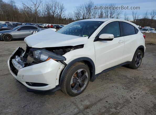 3CZRU6H50JM723595 2018 HONDA HR-V Белый Передняя левая четверть