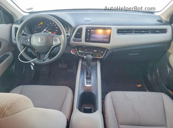 3CZRU6H51HM728542 2017 HONDA HR-V Синий Вид панели приборов