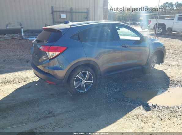 3CZRU6H51MM720113 2021 HONDA HR-V Gray Trasero derecho