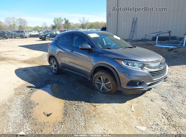 3CZRU6H51MM720113 2021 HONDA HR-V Gray Delantero derecho