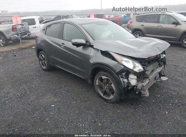 3CZRU6H52JM727177 2018 HONDA HR-V Серый Передняя правая четверть