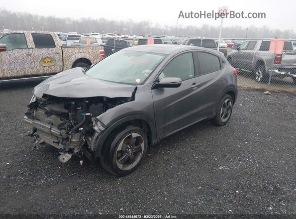 3CZRU6H52JM727177 2018 HONDA HR-V Серый Передняя левая четверть