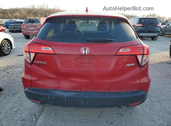 3CZRU6H53JG705266 2018 HONDA HR-V Красный Вид сзади