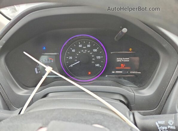 3CZRU6H53KM721387 2019 HONDA HR-V Черный Вид щитка приборов