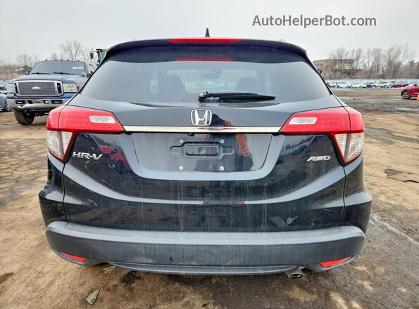 3CZRU6H53KM721387 2019 HONDA HR-V Черный Вид сзади