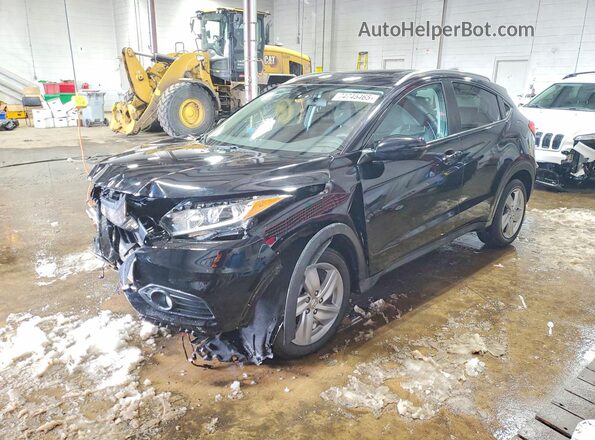 3CZRU6H53KM726945 2019 HONDA HR-V Black Vista tres cuartos delantera izquierda