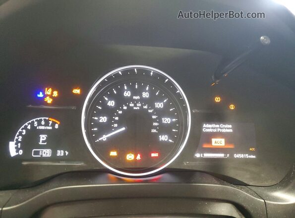 3CZRU6H53KM726945 2019 HONDA HR-V Black Vista del cuadro de instrumentos