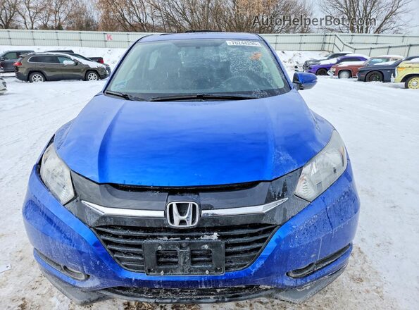 3CZRU6H56JG728010 2018 HONDA HR-V Синий Вид спереди