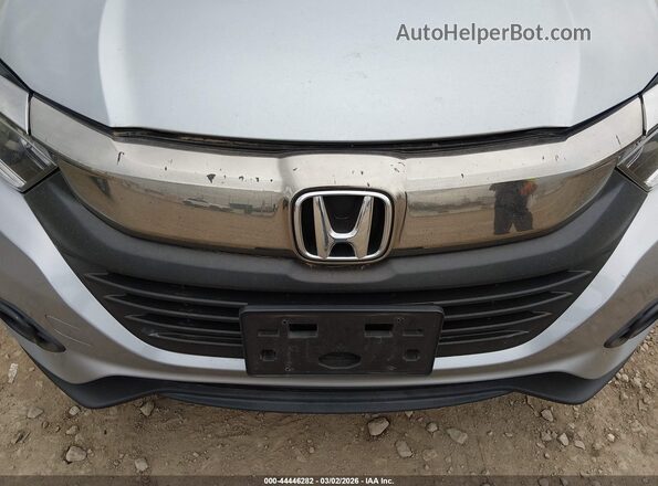 3CZRU6H59KM742633 2019 HONDA HR-V Silver Instrument cluster view