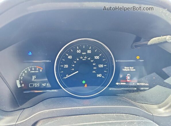 3CZRU6H70LM736108 2020 HONDA HR-V Серебряный Вид щитка приборов