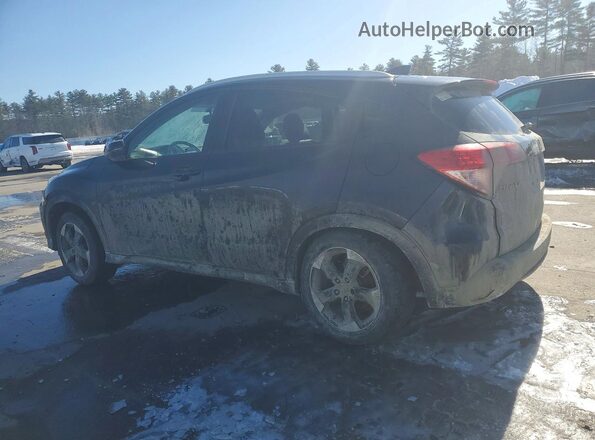 3CZRU6H71JM718973 2018 HONDA HR-V Черный Задняя левая четверть