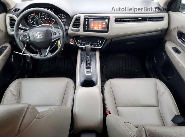 3CZRU6H72GM730235 2016 HONDA HR-V Синий Вид панели приборов