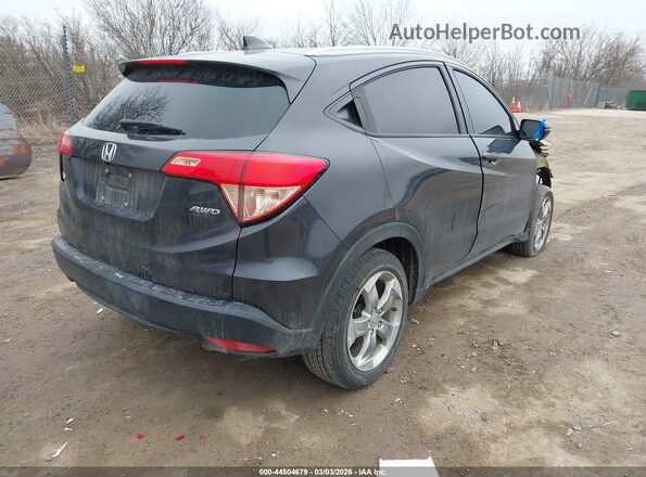 3CZRU6H72HM718541 2017 HONDA HR-V Серый Задняя правая четверть