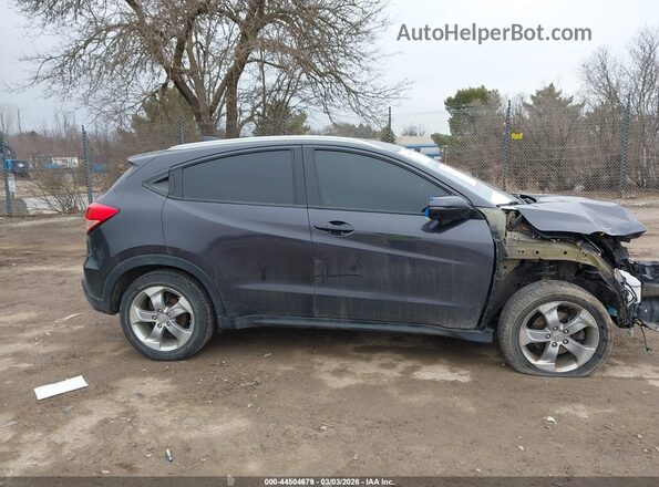 3CZRU6H72HM718541 2017 HONDA HR-V Серый Вид задней части салона