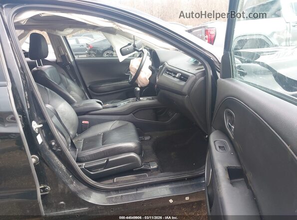 3CZRU6H77GM765028 2016 HONDA HR-V Черный Вид салона спереди