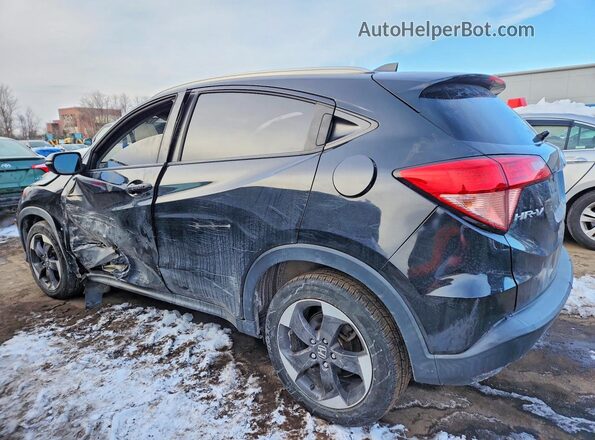 3CZRU6H78JM730344 2018 HONDA HR-V Черный Задняя левая четверть