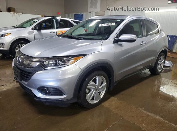 3CZRU6H79KM709844 2019 HONDA HR-V Серебряный Передняя левая четверть