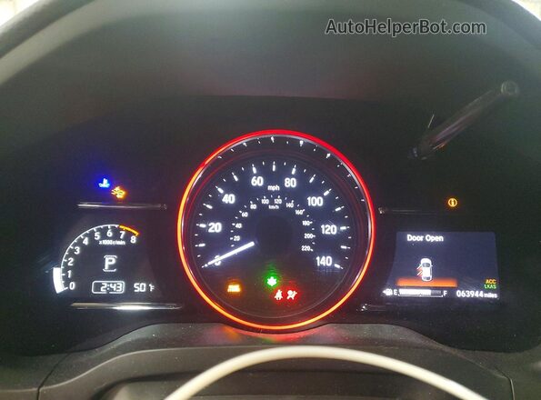 3CZRU6H79KM709844 2019 HONDA HR-V Серебряный Вид щитка приборов