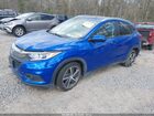 2021 Honda Hr-v Awd Ex-l Blue vin: 3CZRU6H7XMM739907