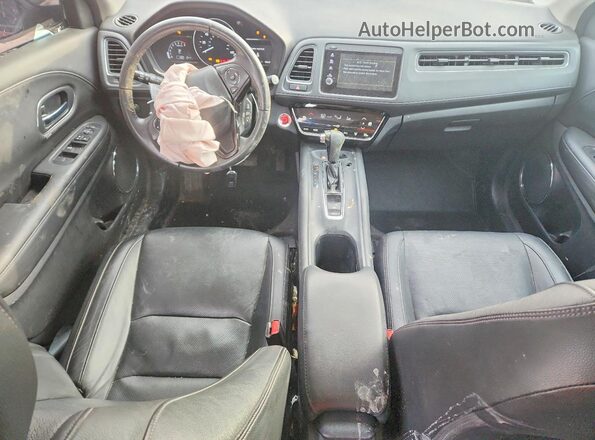 3CZRU6H95KM716453 2019 HONDA HR-V Оранжевый Вид панели приборов