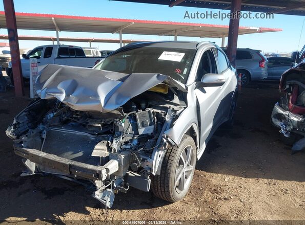 3CZRU6H9XKM729666 2019 HONDA HR-V Gray წინა მარცხენა ხედი სამი მეოთხედიდან