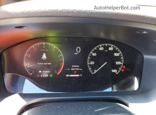3CZRZ1H51RM700441 2024 HONDA HR-V Gray Widok zestawu wskaźników