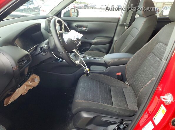 3CZRZ1H53TM713912 2026 HONDA HR-V Red Vista interior delantera