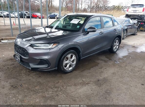 3CZRZ2H31PM748233 2023 HONDA HR-V Серый Передняя левая четверть