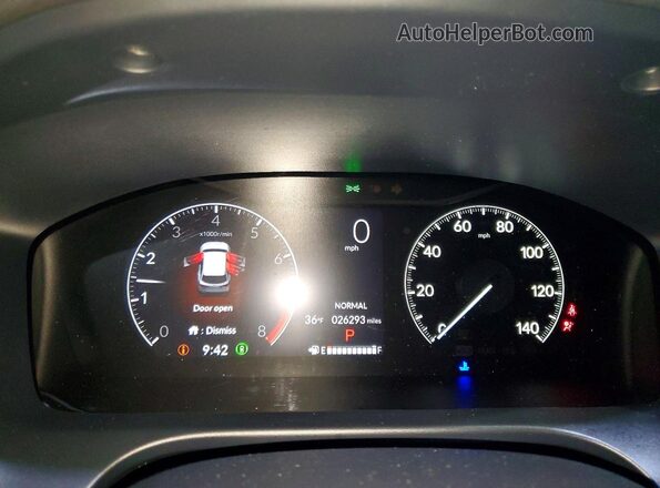 3CZRZ2H32RM701943 2024 HONDA HR-V Silver Вид щитка приладів
