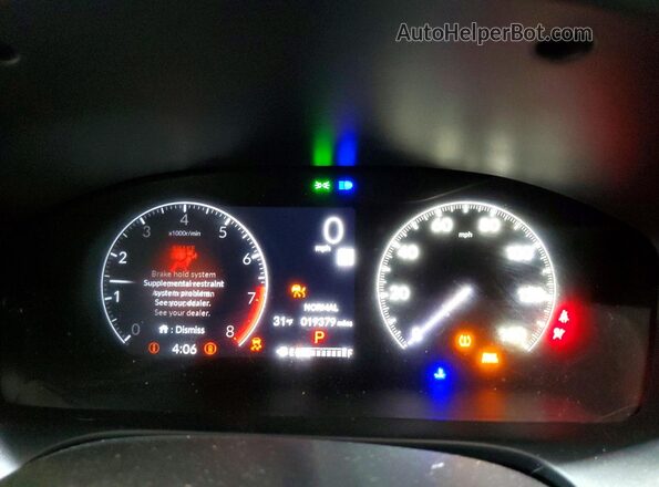 3CZRZ2H34RM755082 2024 HONDA HR-V Черный Вид щитка приборов
