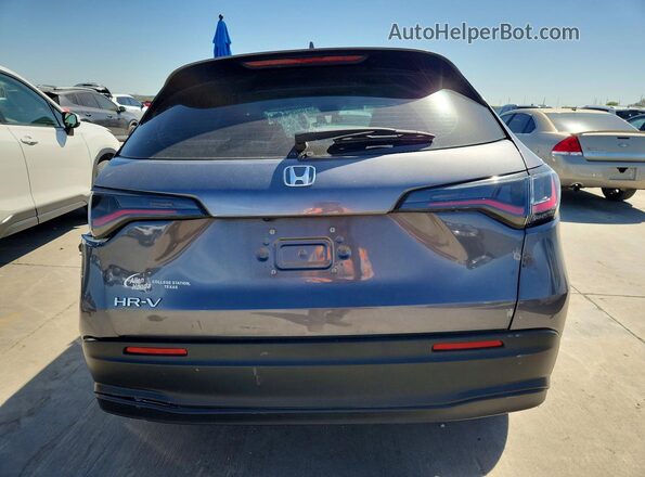 3CZRZ2H3XRM760299 2024 HONDA HR-V Серый Вид салона спереди