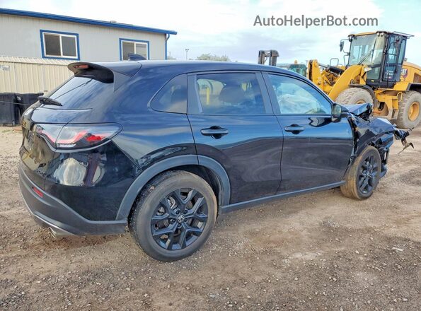 3CZRZ2H56RM721386 2024 HONDA HR-V Черный Задняя правая четверть