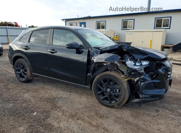3CZRZ2H56RM721386 2024 HONDA HR-V Черный Передняя правая четверть