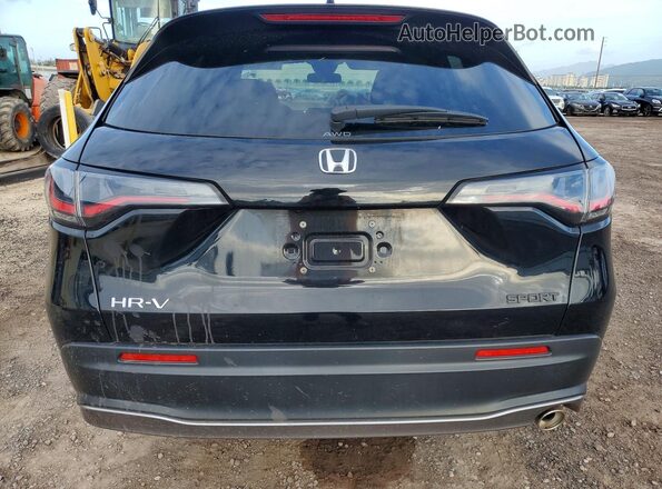 3CZRZ2H56RM721386 2024 HONDA HR-V Черный Вид сзади