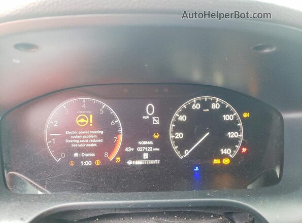 3CZRZ2H58RM715055 2024 HONDA HR-V Серый Вид щитка приборов