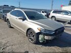 2019 Ford Fusion Sel Бежевый vin: 3FA6P0CD7KR128331