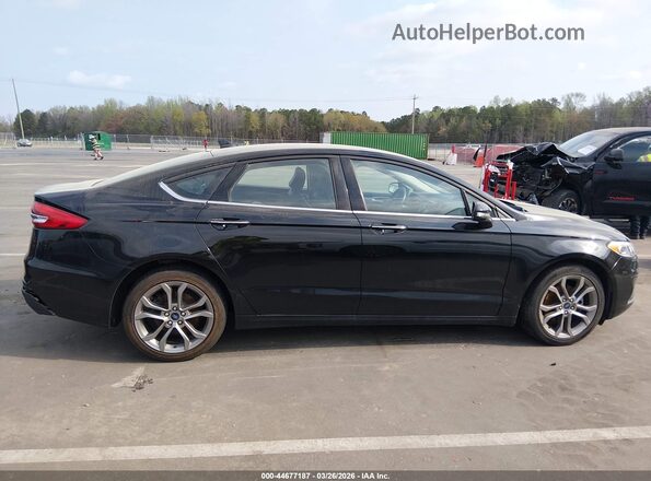 3FA6P0CD9LR193067 2020 FORD FUSION Black Widok wnętrza z tyłu