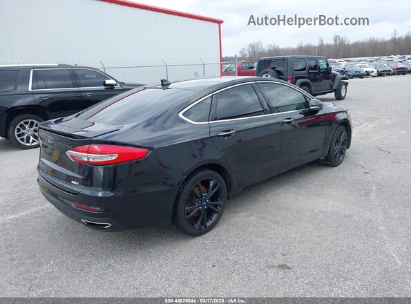 3FA6P0D96LR193652 2020 FORD FUSION Черный Задняя правая четверть