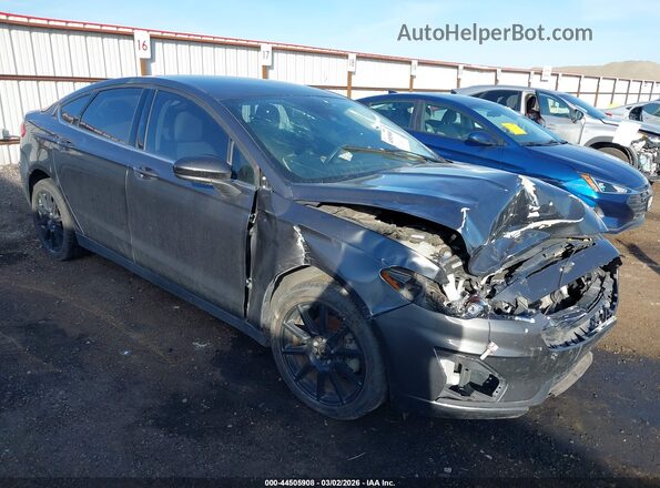 3FA6P0G71LR101731 2020 FORD FUSION Gray Delantero derecho