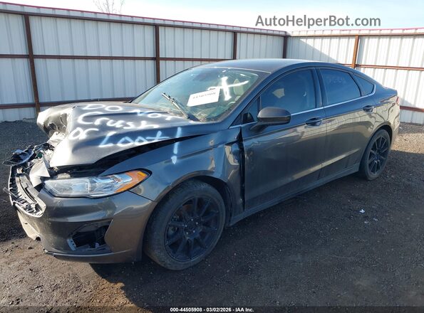 3FA6P0G71LR101731 2020 FORD FUSION Gray Vista tres cuartos delantera izquierda