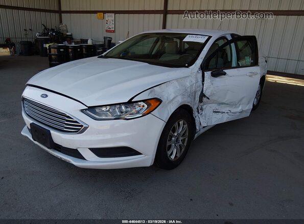 3FA6P0G74HR190332 2017 FORD FUSION White Vista tres cuartos delantera izquierda