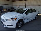 2017 Ford Fusion S White vin: 3FA6P0G74HR190332